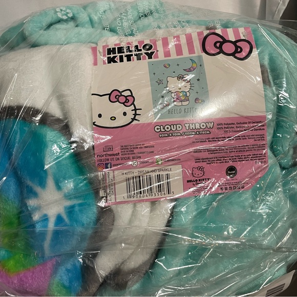 Hello Kitty Other - Hello Kitty by Sanrio soft fluffy Cloud throw blanket bedding